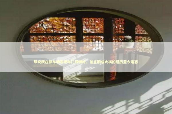 那晚我在停车场发现车门没锁好，差点酿成大祸的经历至今难忘 汽车科技